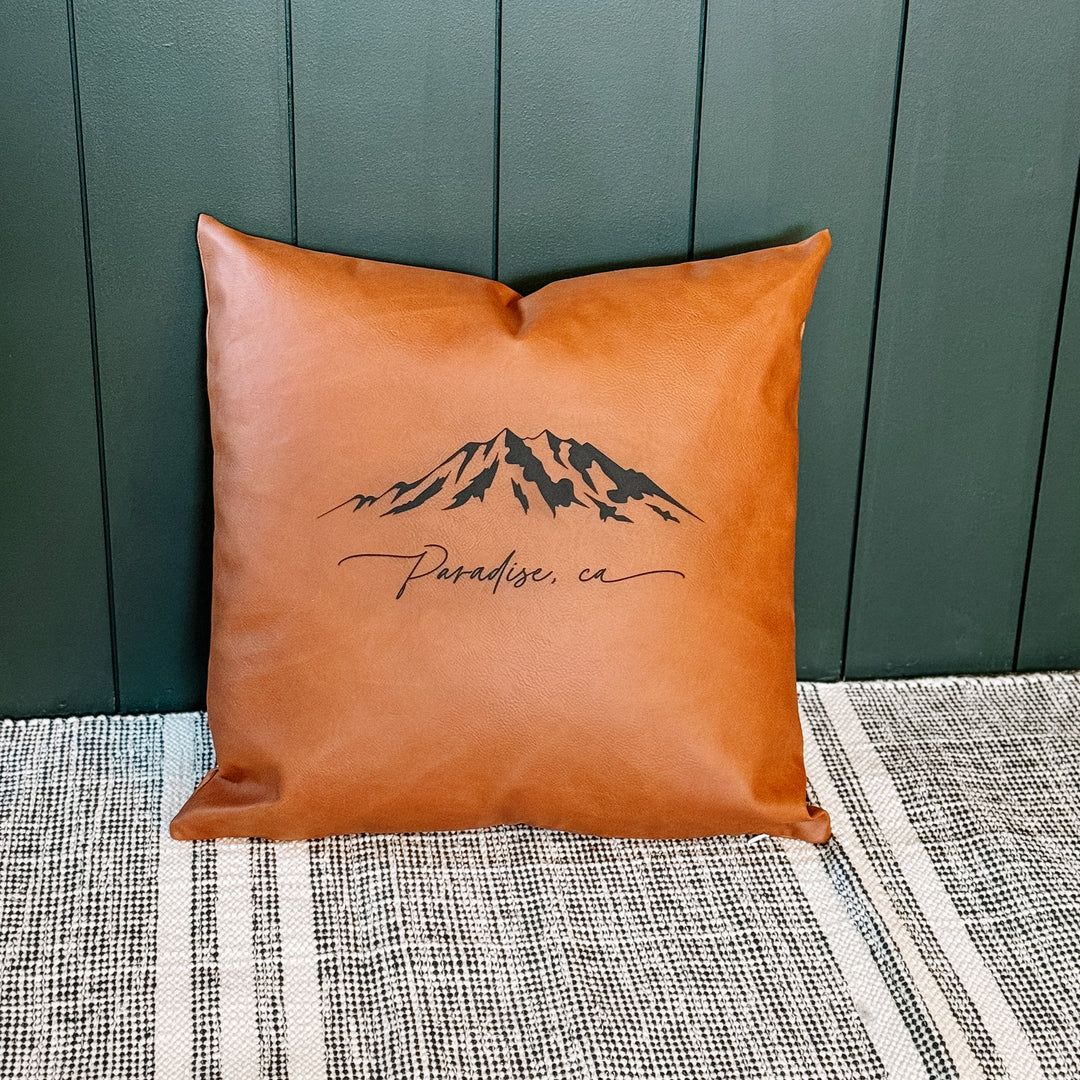 Custom Mountain Design Throw Pillow, 15 x 15