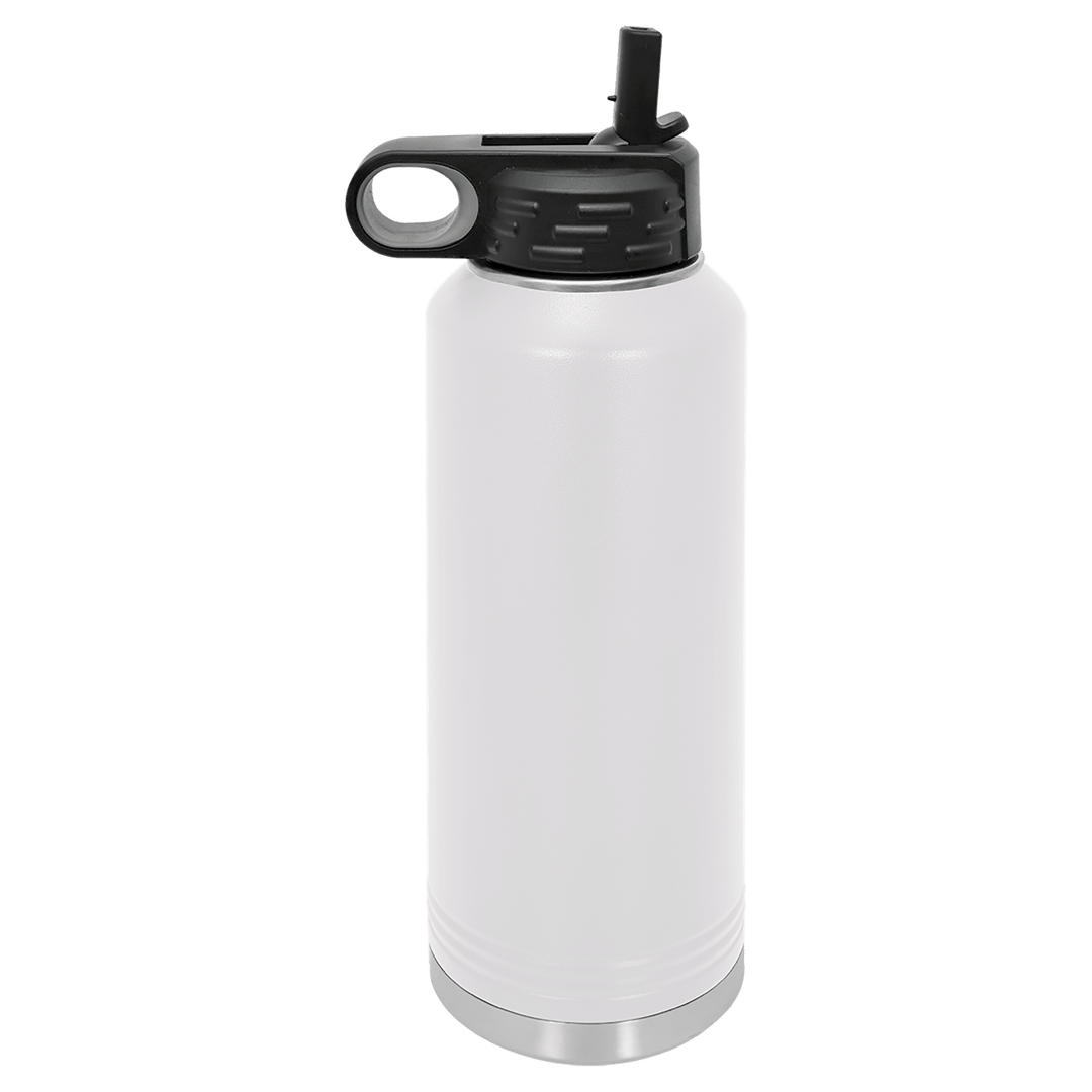 40 oz Water Bottle with Flip Up Straw Lid