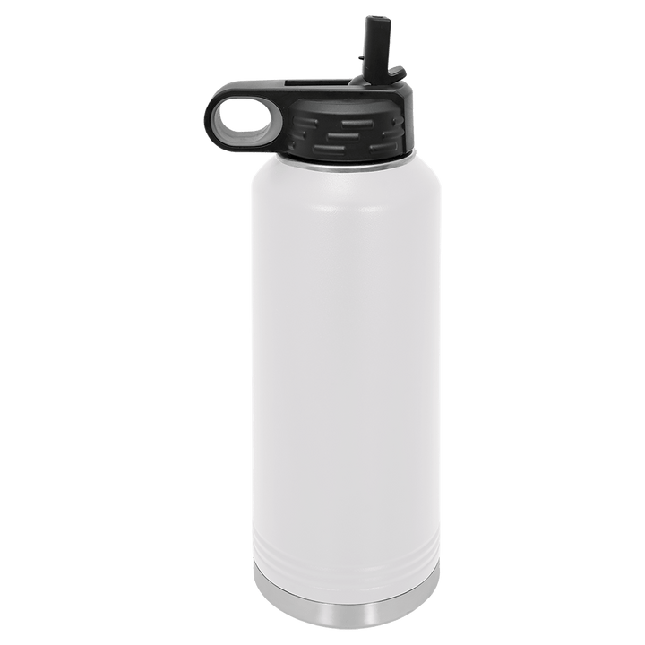 40 oz Water Bottle with Flip Up Straw Lid