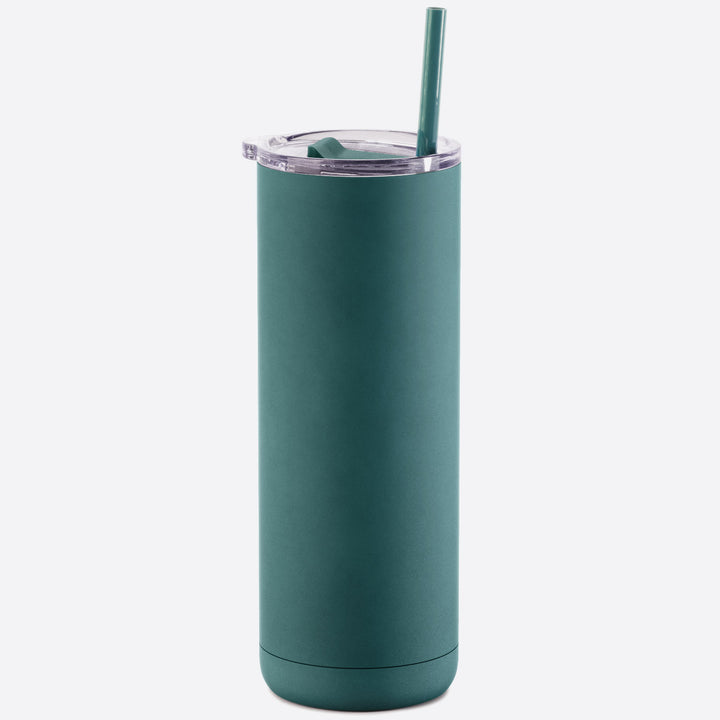 20 oz Tumbler with Screw on Slide Lid + matching straw