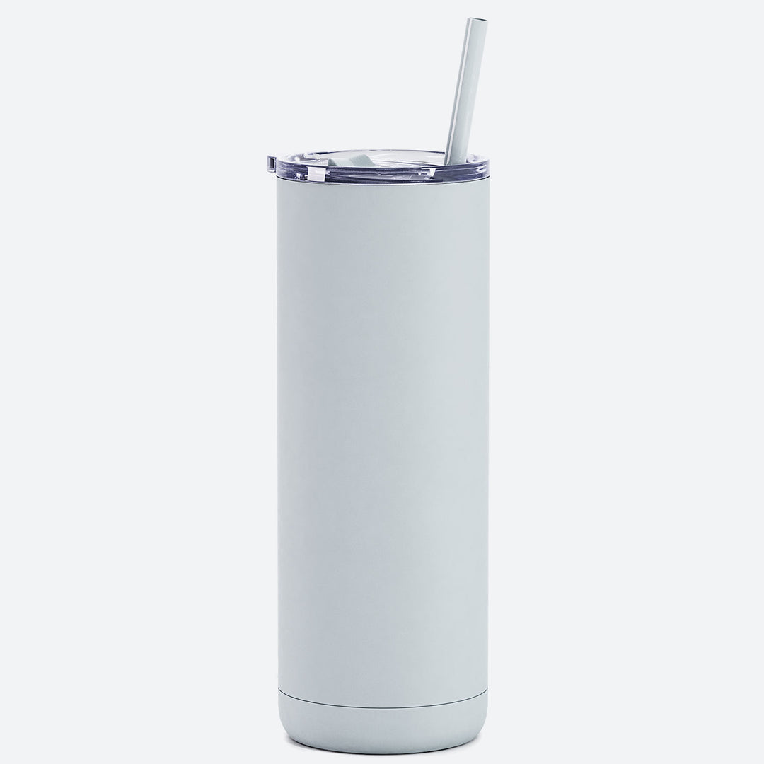 20 oz Tumbler with Screw on Slide Lid + matching straw
