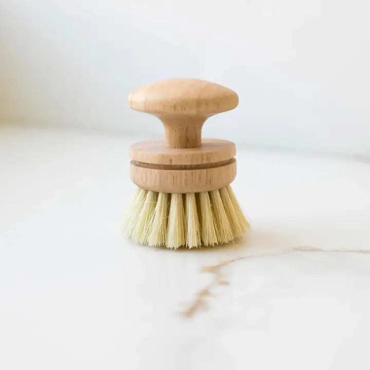 Vintage Wooden Sisal Dishwashing Brush