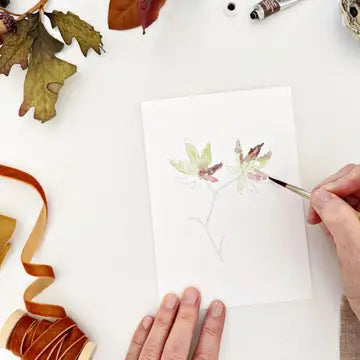 Paintable Watercolor Notecard Set
