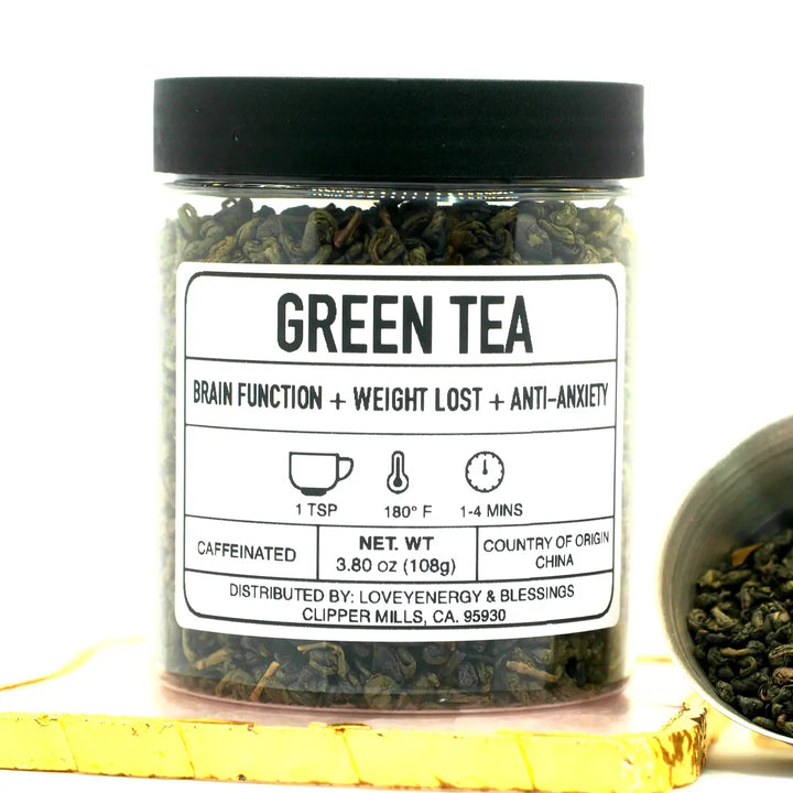 Green Tea Handcrafted Herbal Tea, 3.8 oz