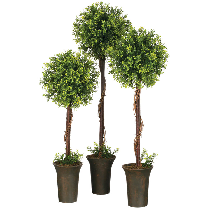 Tealeaf Berry Topiary Tree Artificial