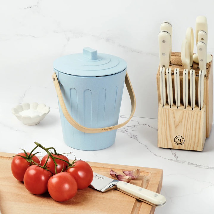 Martha Stewart's Kitchen Compost Bin, 7.5" x 9.1"