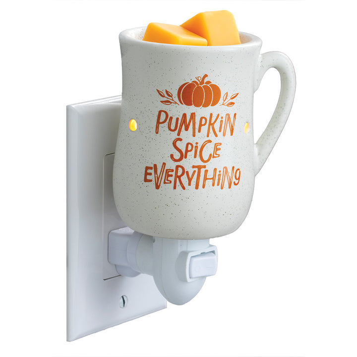Pumpkin Spice Mug Plug-In Wax Melt Warmer – Fall Fragrance Warmer