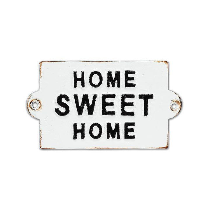 Cast Iron Home Sweet Home Sign, 6"