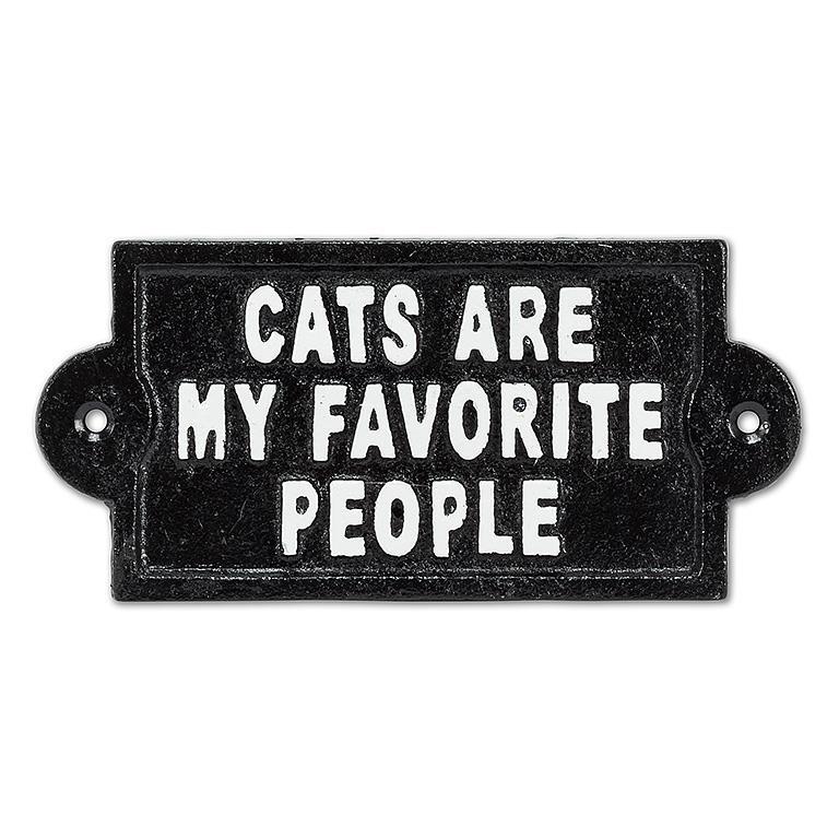 "Cats are my Favorite..." Sign, 6"