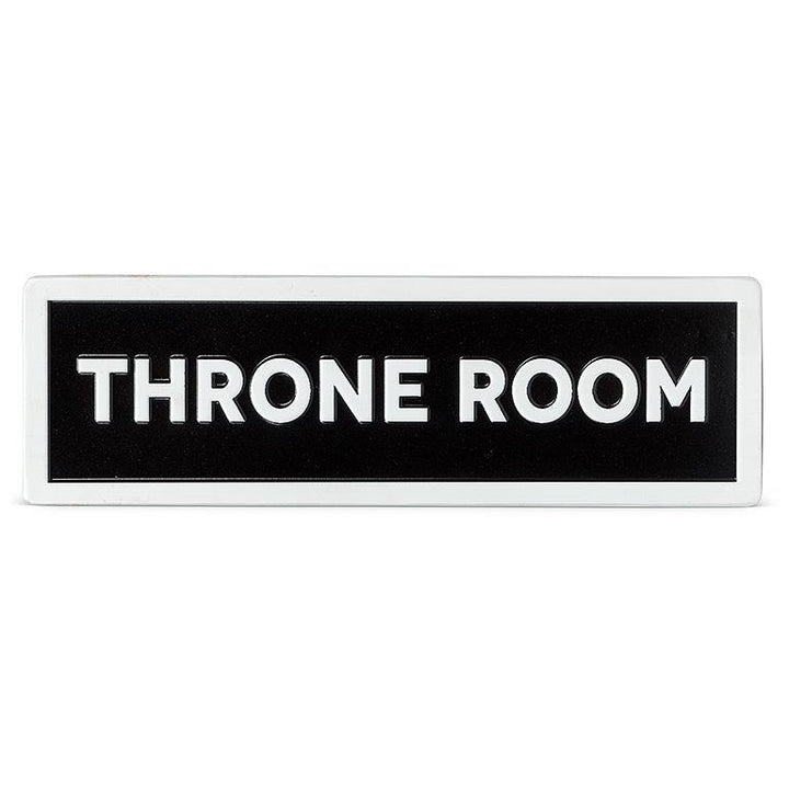 "Throne Room" Rectangle Sign, 12.5"