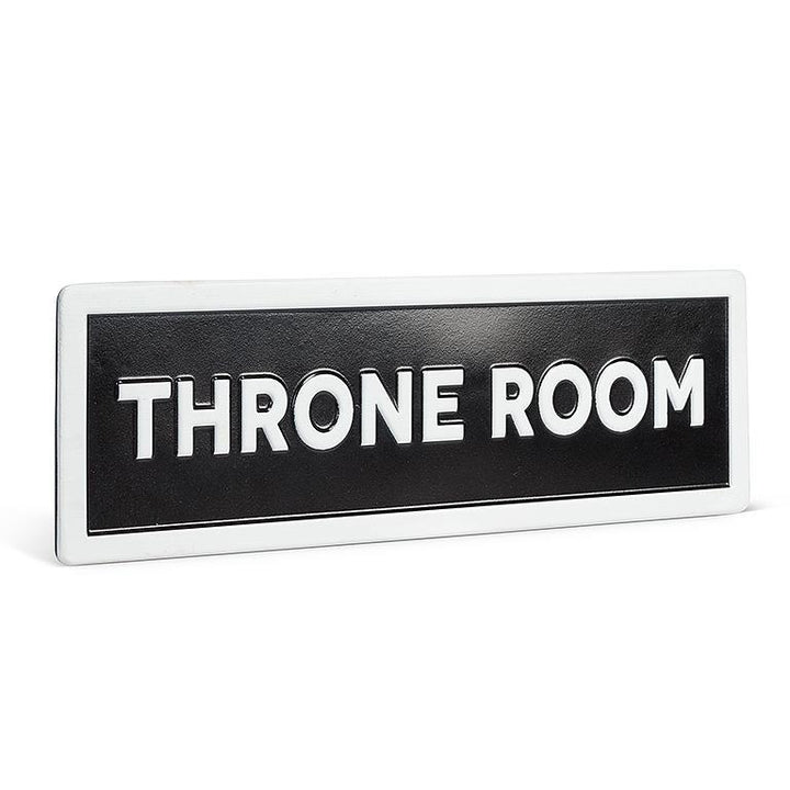 "Throne Room" Rectangle Sign, 12.5"