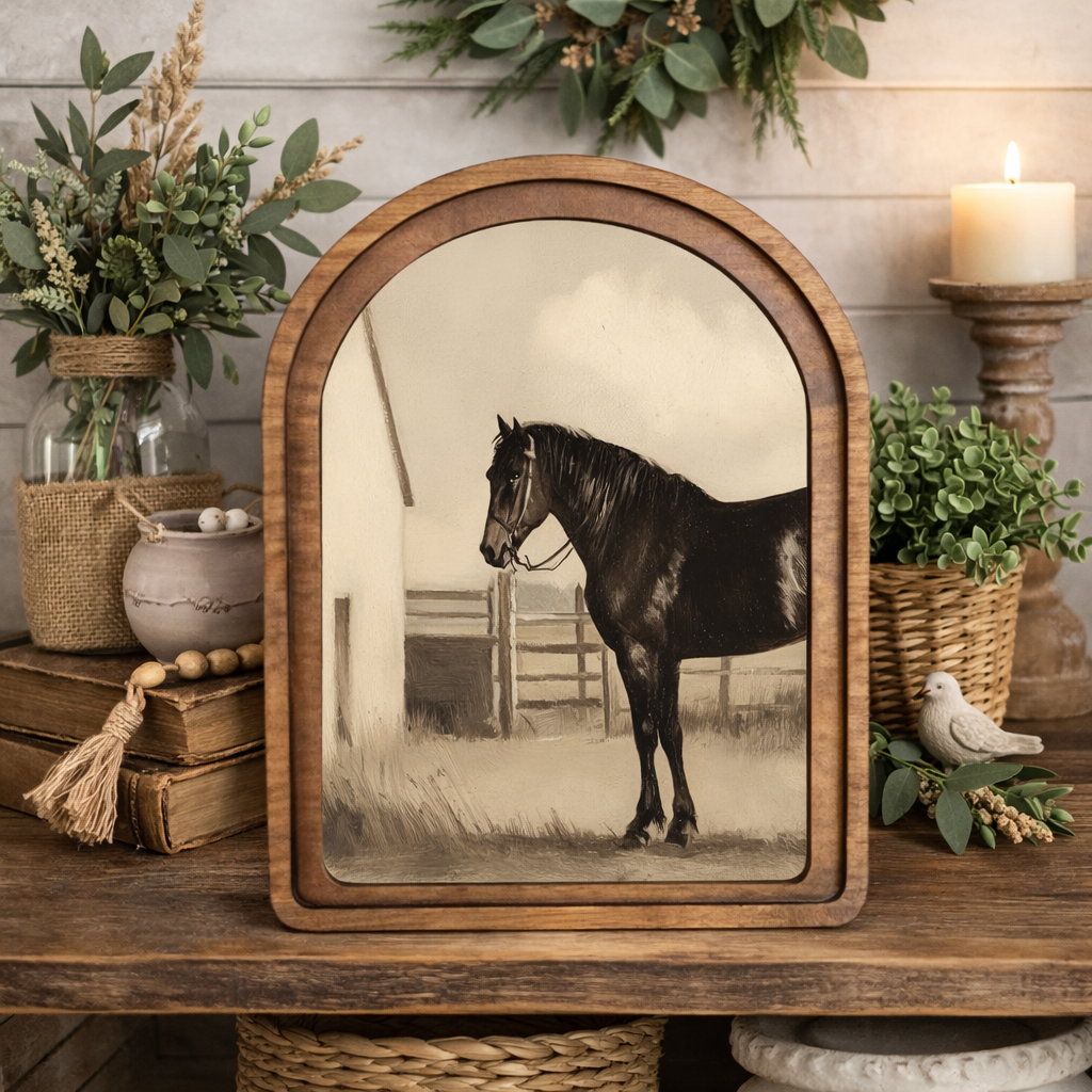 Framed Canvas Art Sign