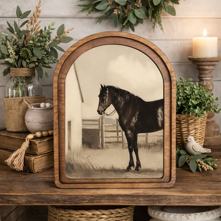 Framed Canvas Art Sign