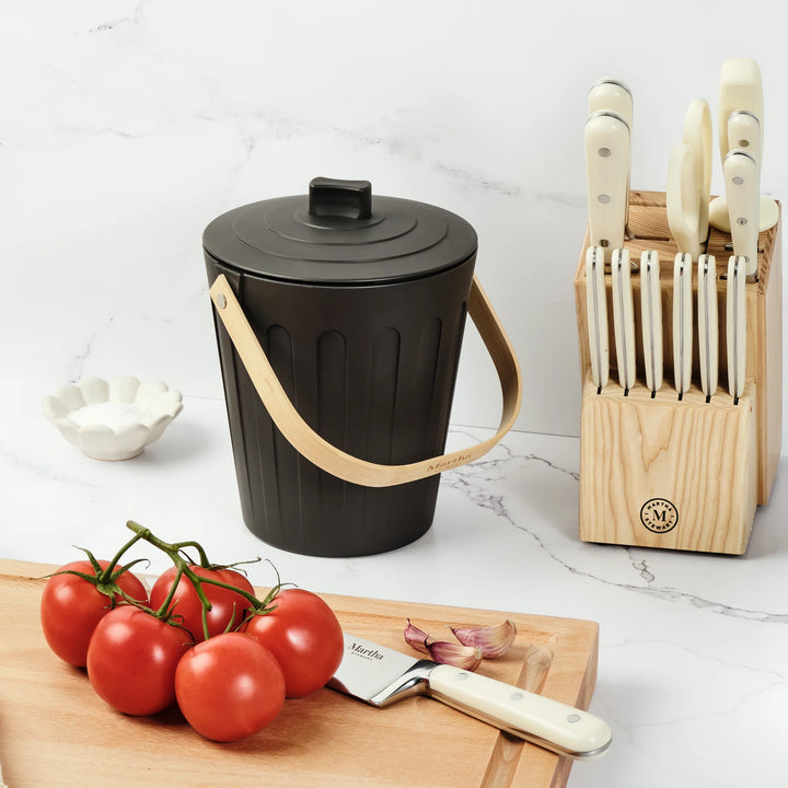 Martha Stewart's Kitchen Compost Bin, 7.5" x 9.1"
