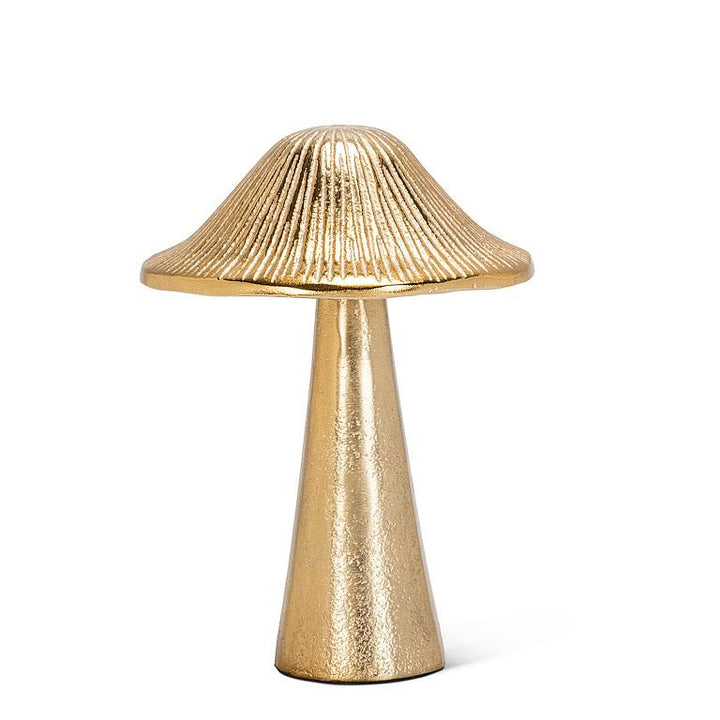 Golden Mushroom Sculpture