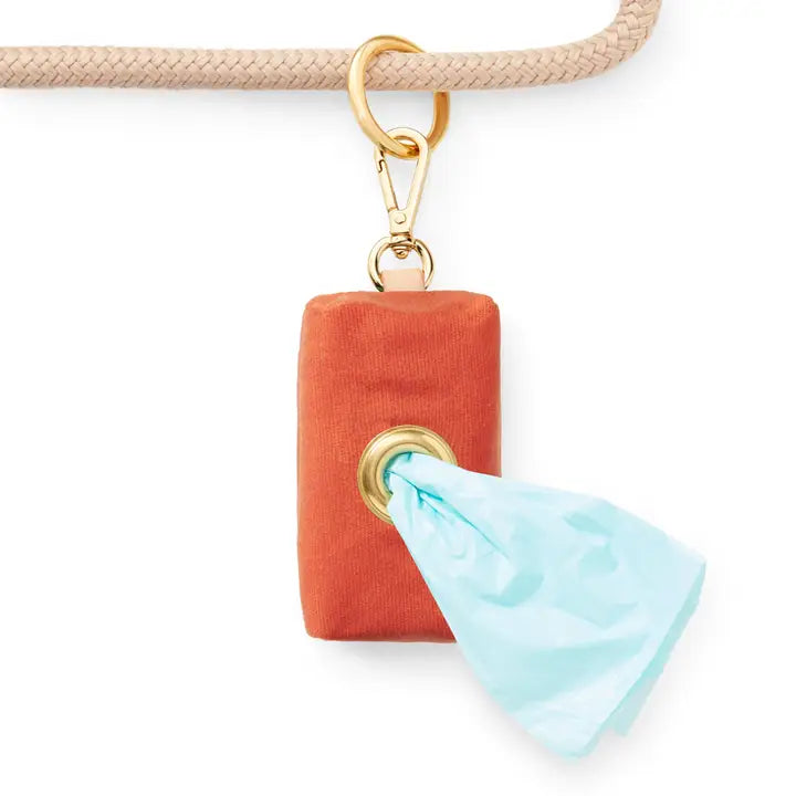 Cider Waxed Canvas Dog Poop Bag Dispenser
