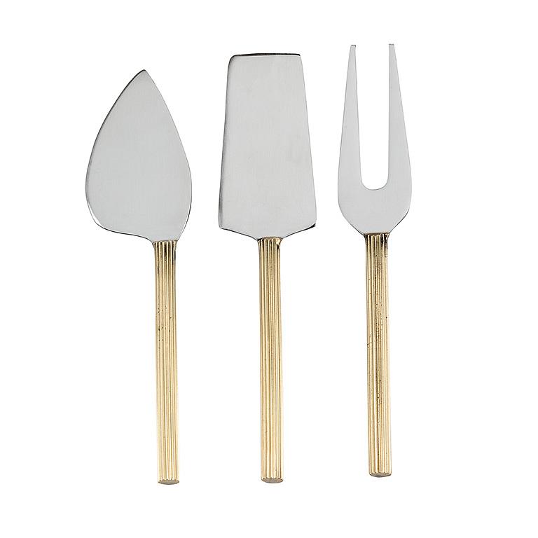 Rib Handle Cheese Tools, Set of 3