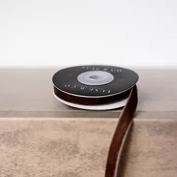 Brown Velvet Ribbon Spool