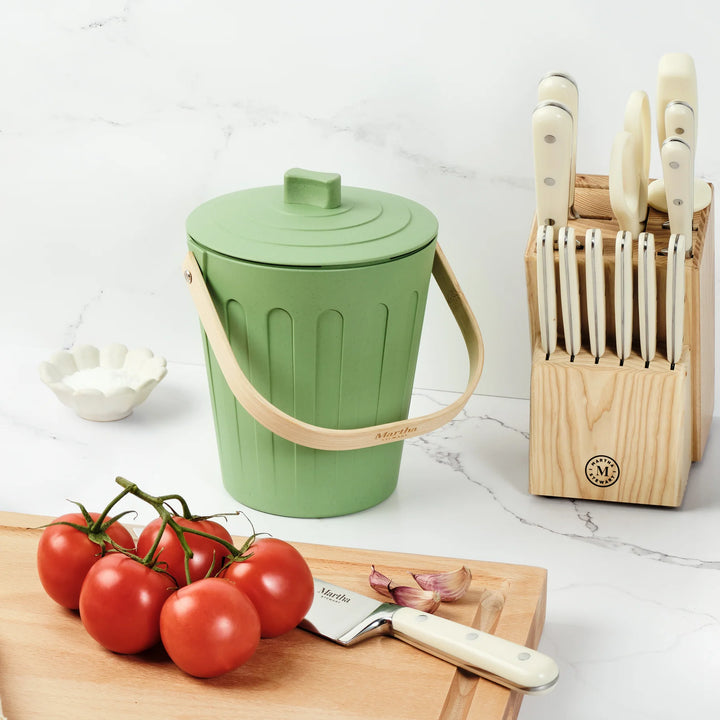 Martha Stewart's Kitchen Compost Bin, 7.5" x 9.1"