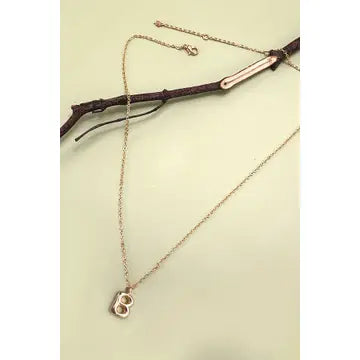 Gold Balloon Initial Necklace
