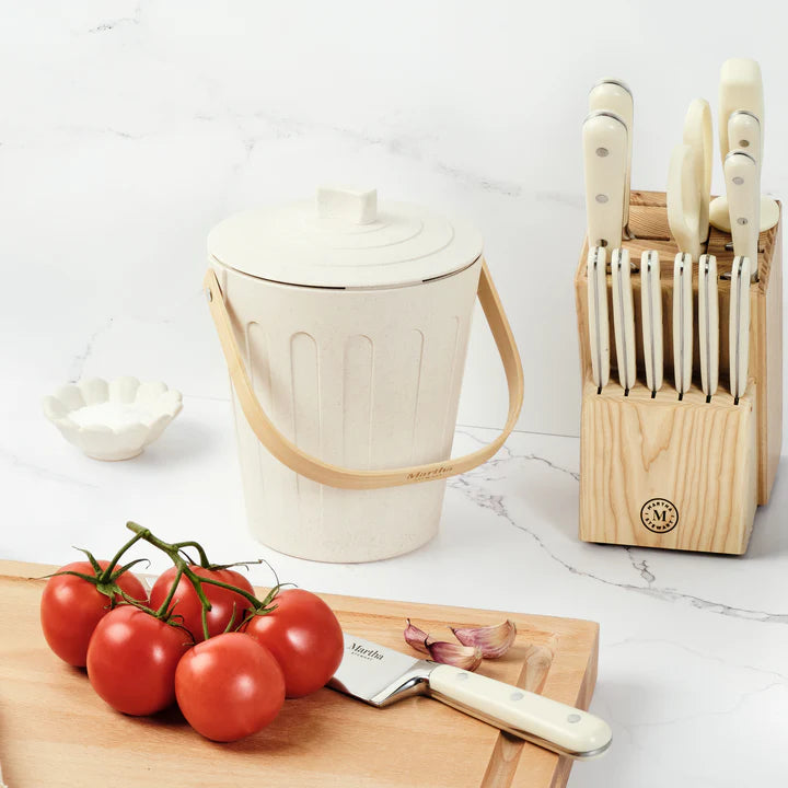 Martha Stewart's Kitchen Compost Bin, 7.5" x 9.1"