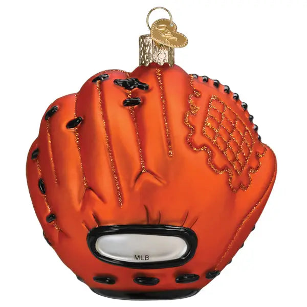 San Francisco Giants Baseball Mitt Glass Ornament