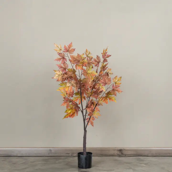 3-Foot Artificial Fall Maple Leaf Tree