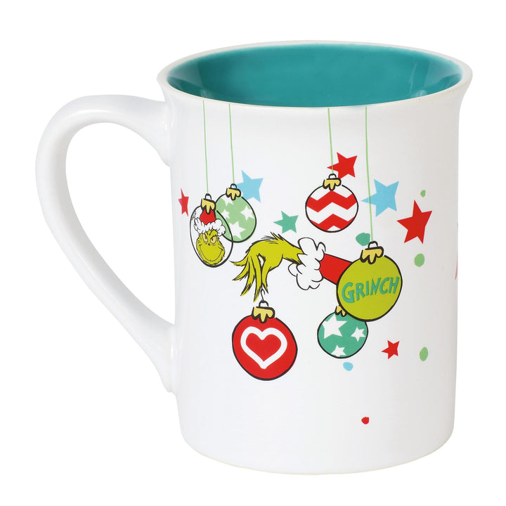Resting Grinch Face Mug, 16 oz