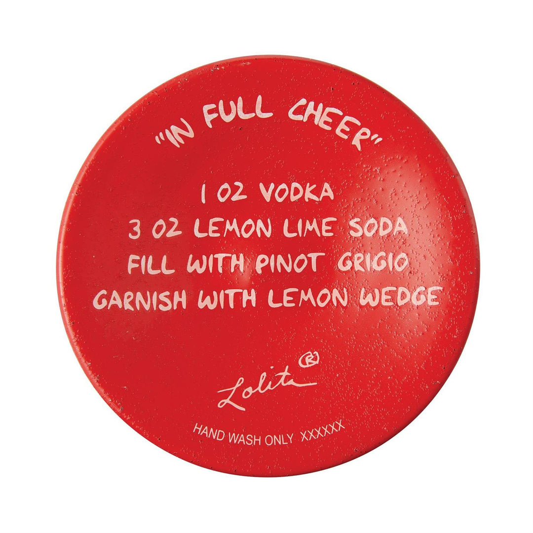 Lolita In Full Cheer Wine Glass, 15oz