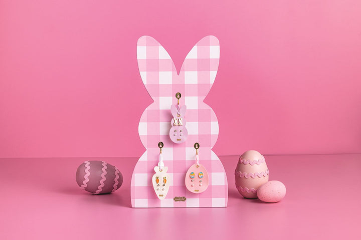 Easter Icon Stud Earring Set – Bunny, Carrot &amp; Egg