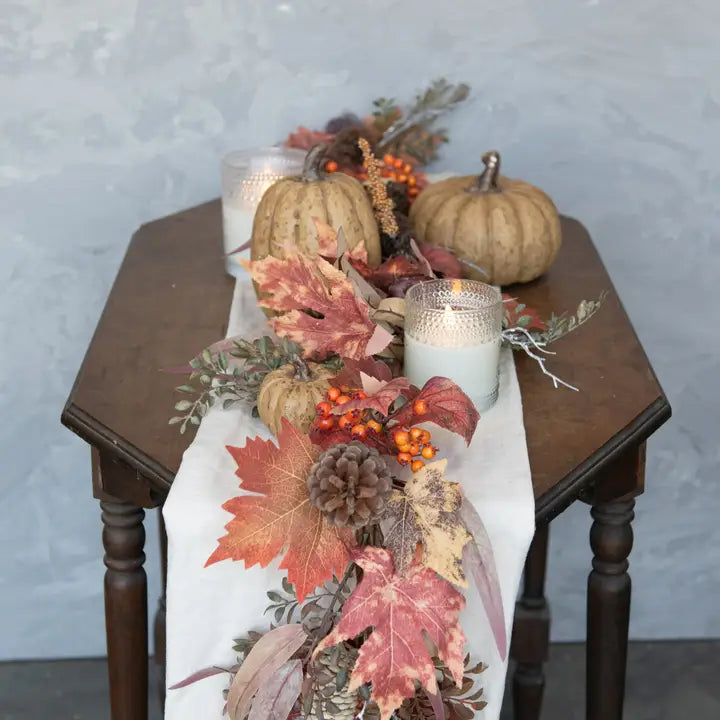 6-Foot Maple Leaf and Eucalyptus Fall Garland