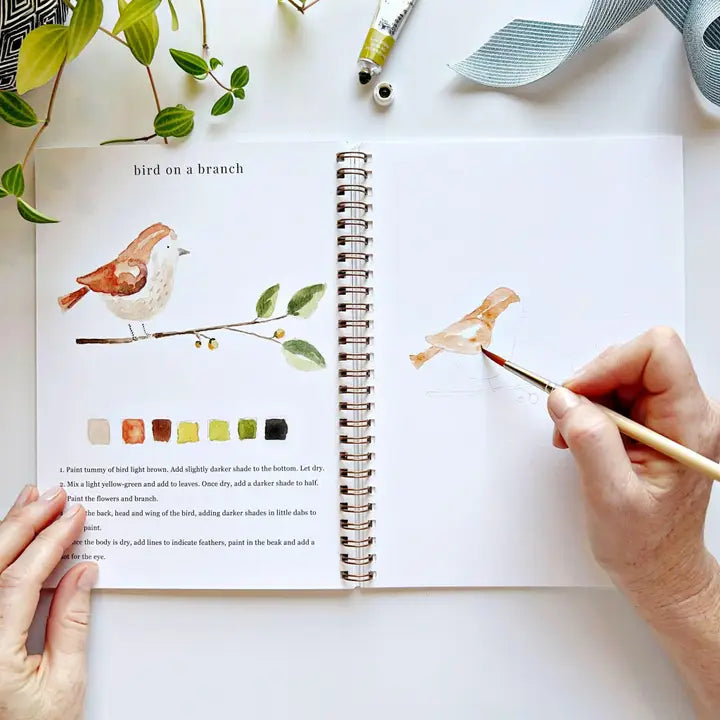 Watercolor Painting Workbooks, Step-by-Step Art Books