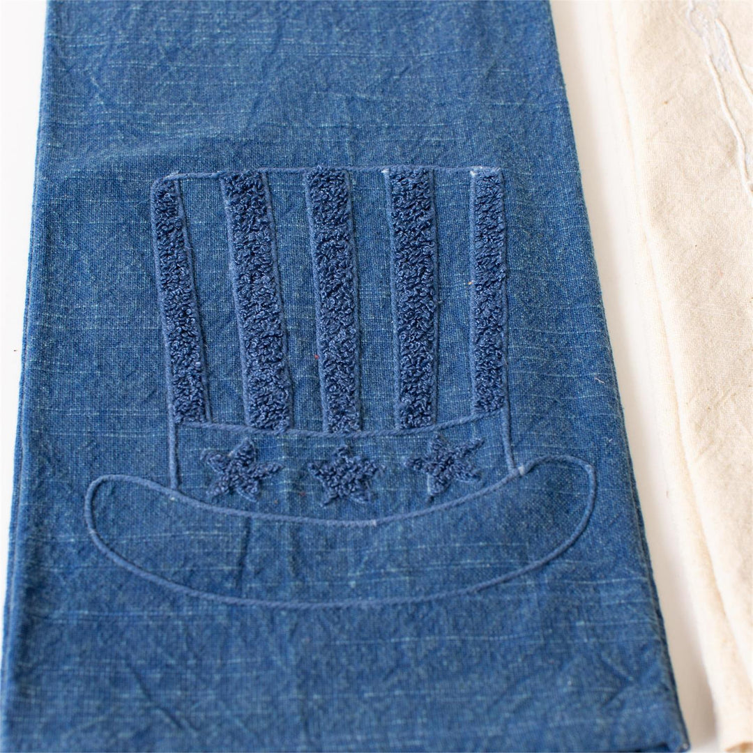 Patriotic Stonewashed Cotton Tea Towels