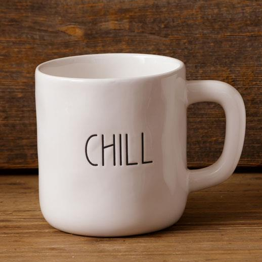 Faith, Family + Everyday Words Ceramic Mug, 4"