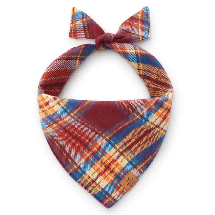 Marlow Plaid Flannel Dog Bandana