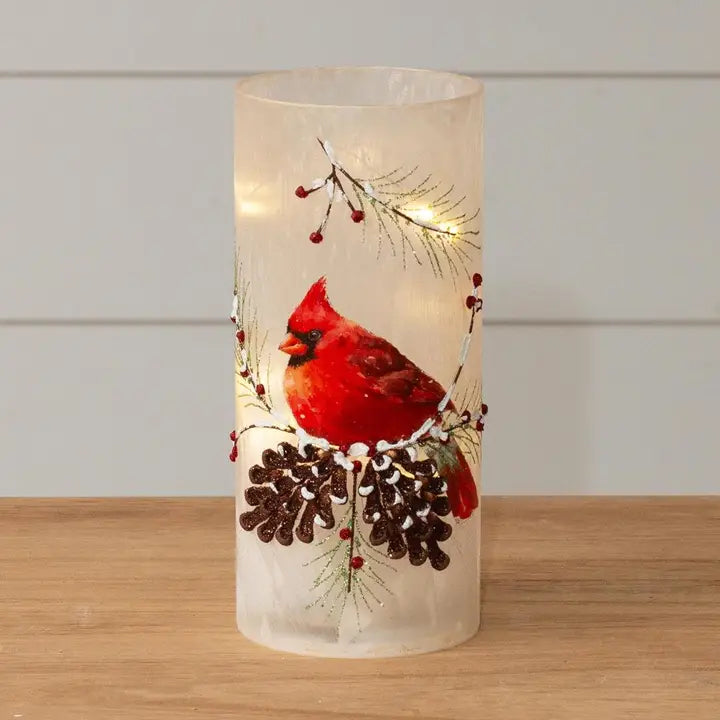 Cardinal Frosted Glass LED Luminary