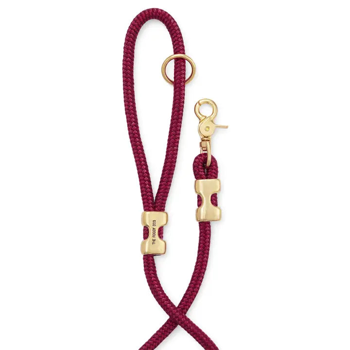 Wine Marine Rope Dog Leash, 5 Foot