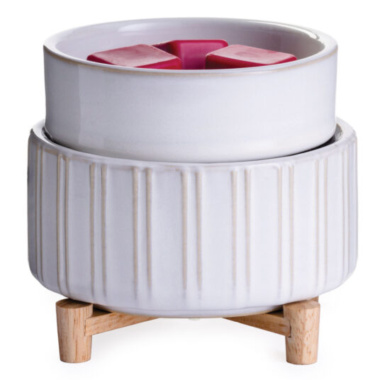 Ceramic + Wood Fragrance Warmer