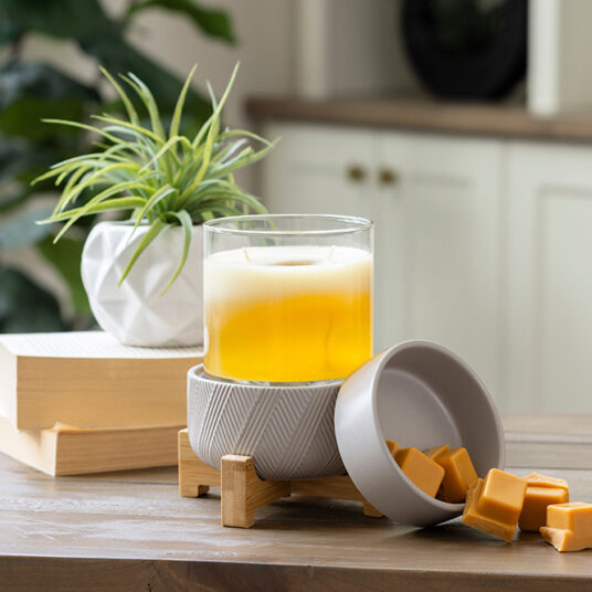 Wooden Zen Pedestal 2-in-1 Classic Warmer