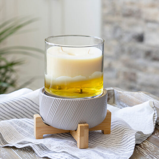 Wooden Zen Pedestal 2-in-1 Classic Warmer