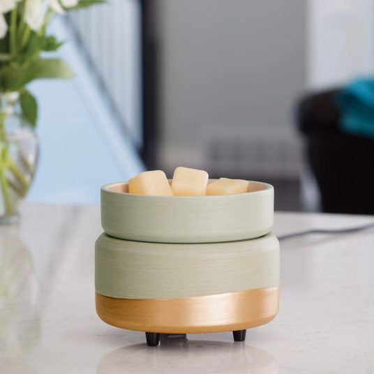 Green & Gold 2-In-1 Warmer