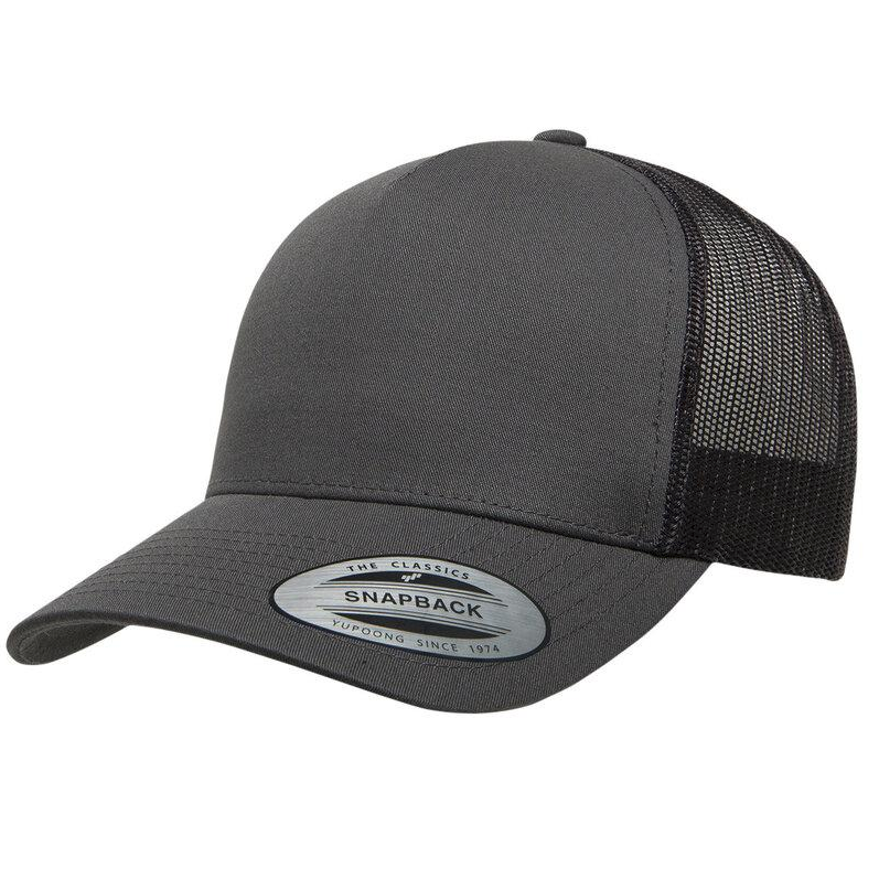 Leather Patch Hat - Black/White