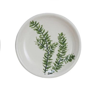 Botanical + Animal Stoneware Dish, 3"