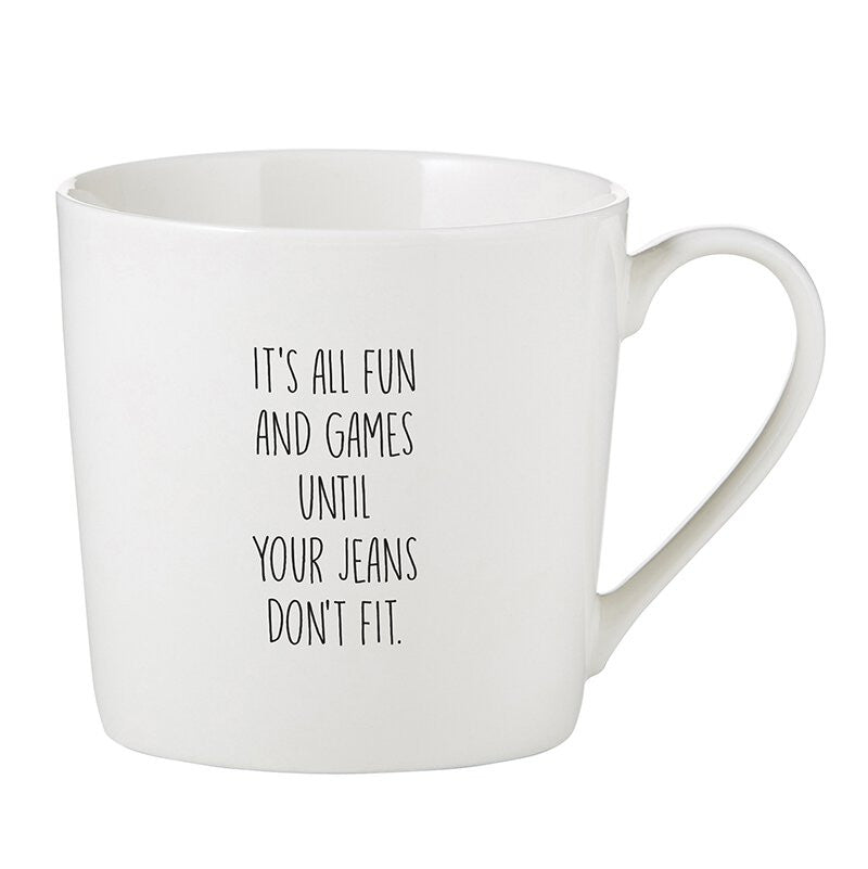 Ceramic Cafe Mug, 14 oz