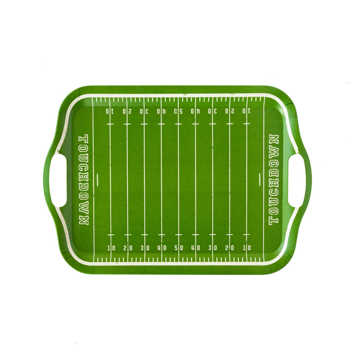 Football Field Reusable Bamboo Tray
