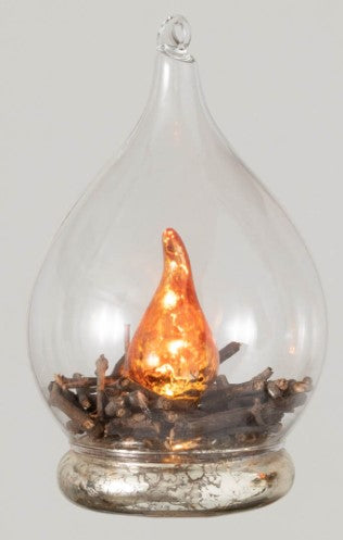 Lighted Campfire Ornaments