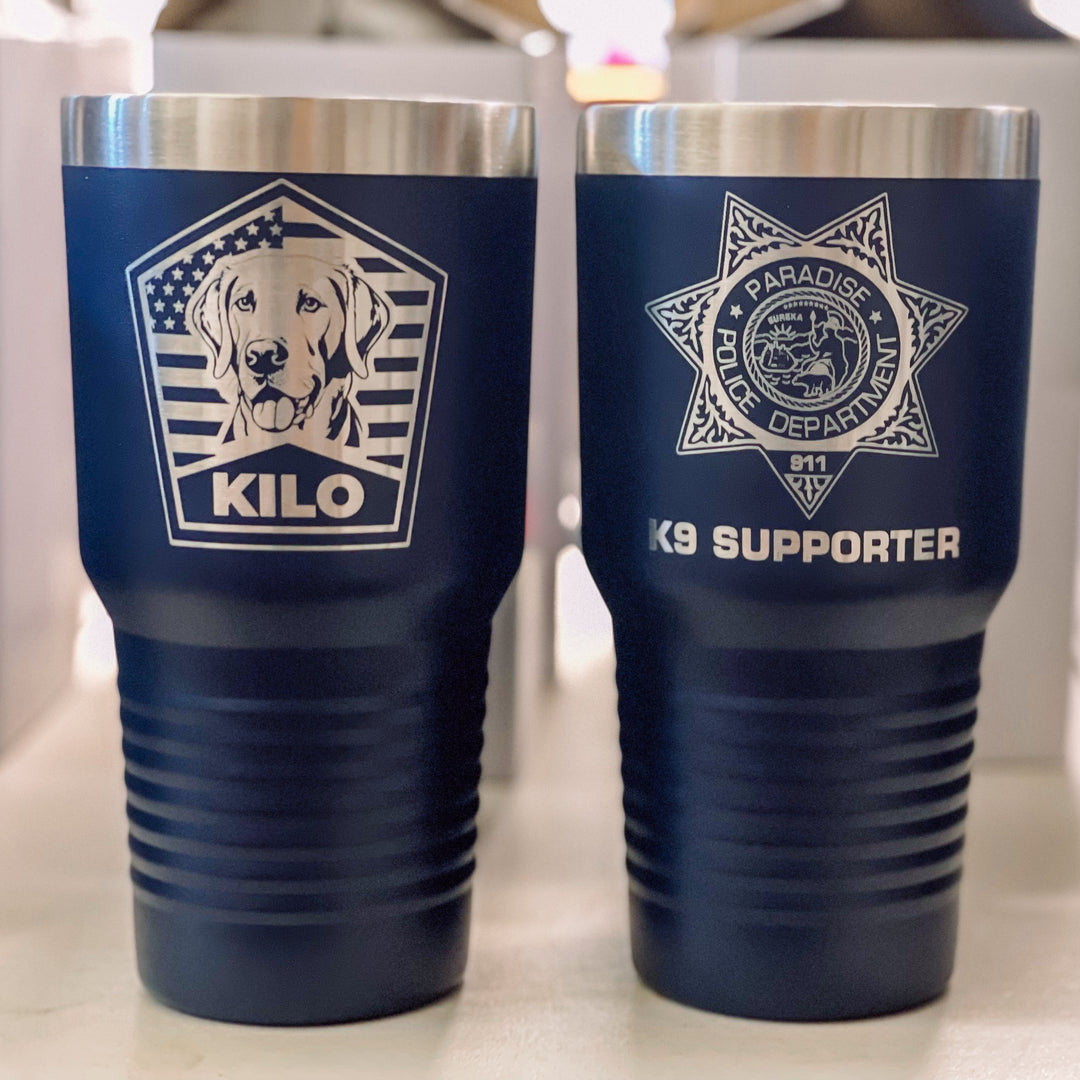 Paradise Police K9 Tumbler, 30oz