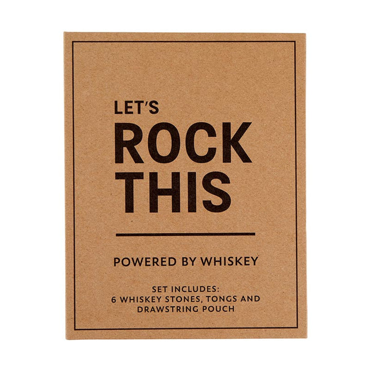 "Let's Rock This" Whiskey Stones Book Box