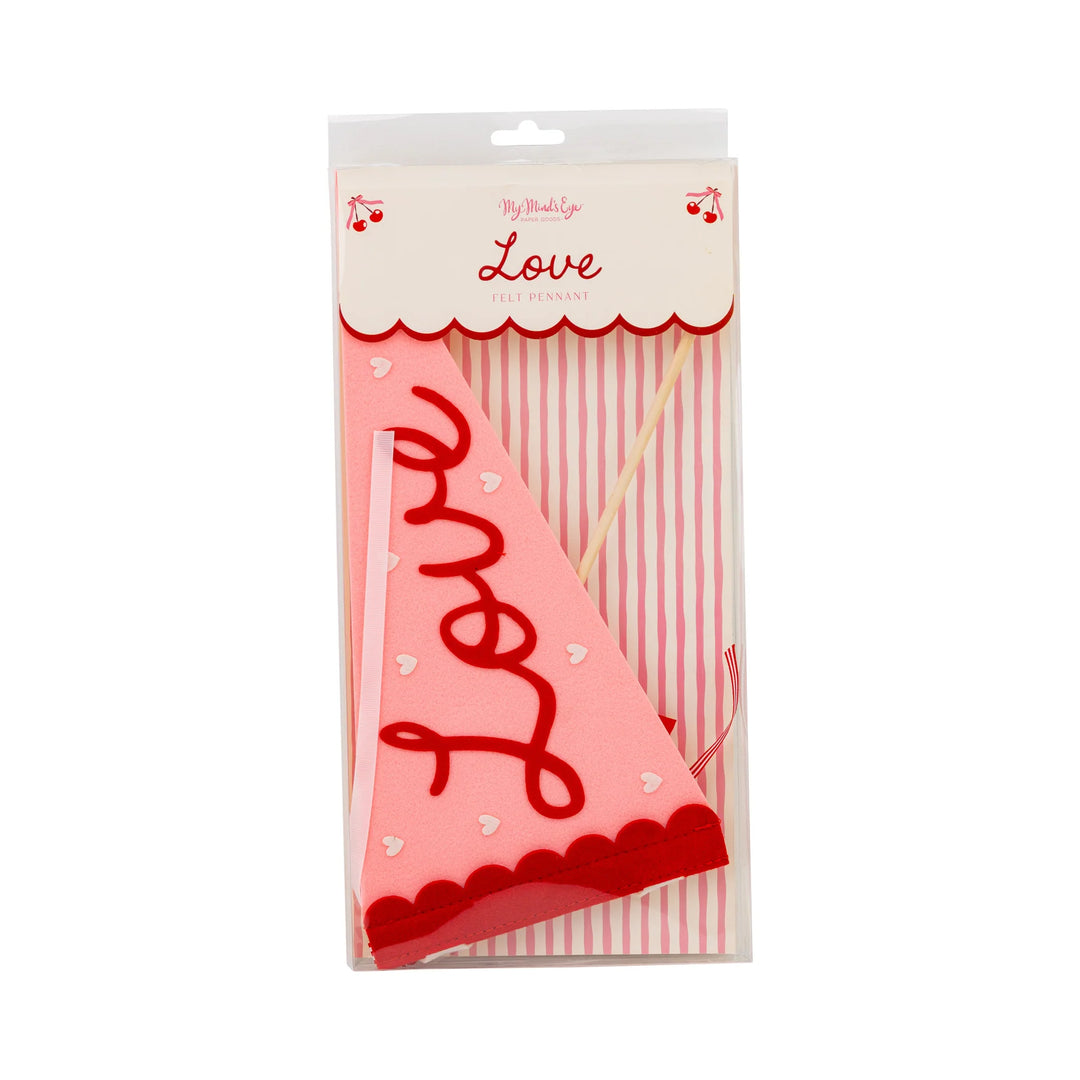 "Love" Felt Pennant Banner