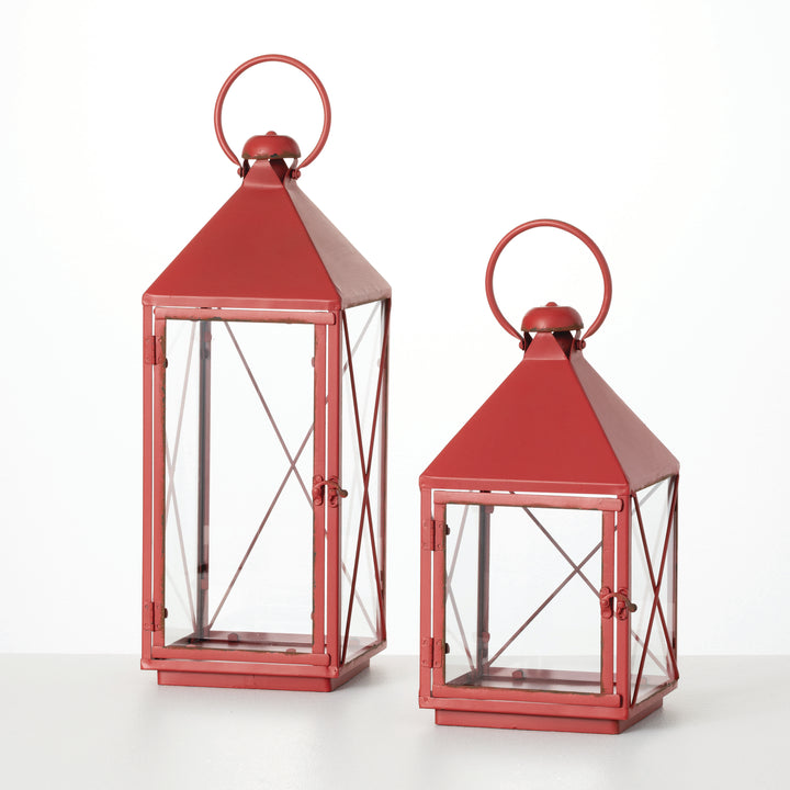 Rustic Red Lantern